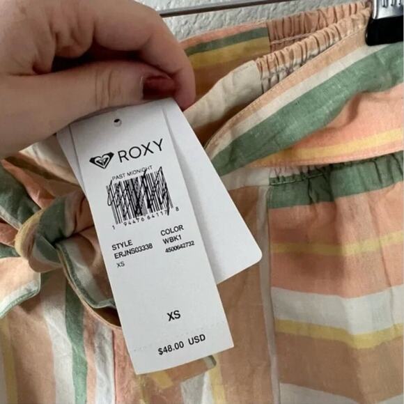 Roxy Past Midnight Paper Bag Shorts - Picture 5 of 9